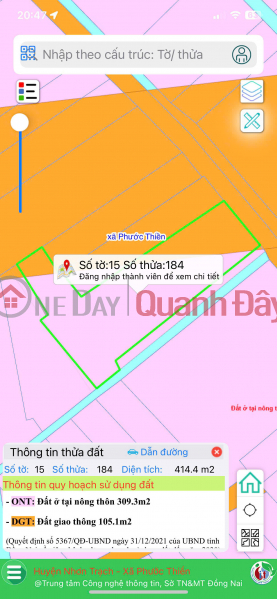Property Search Vietnam | OneDay | Nhà ở | Niêm yết bán | Đất ĐẸP – GIÁ TỐT - Chính Chủ Cần Bán GẤP Đất Đường Bến Chùa,Xã Phước Thiền,Nhơn Trạch,Đồng Nai