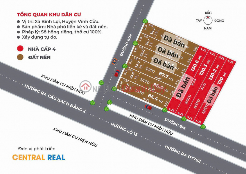 Property Search Vietnam | OneDay | Residential Sales Listings | OPENING FOR SALE 10 LAND LOTS WITH LAND TITLES NEAR CHANGSIN COMPANY AT F0 PRICE