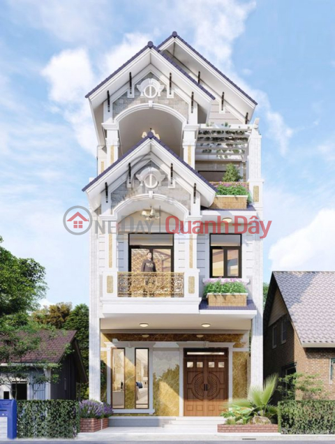 House for sale 3 floors 2MT Doan Nhu Hai street, near Ha Huy Tap, Thanh Khe. Area 105m wide by 6m, price 5.8 billion VND _0