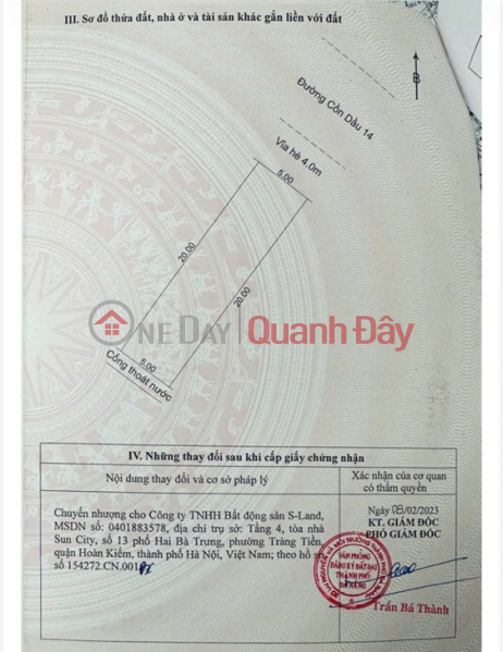 Property Search Vietnam | OneDay | Nhà ở | Niêm yết bán, ĐẤT ĐẸP – GIÁ TỐT – CHÍNH CHỦ CẦN BÁN LÔ ĐẤT Đường Cồn Dầu 14, Phường Hòa Xuân, Q. Cẩm Lệ, Đà Nẵng.