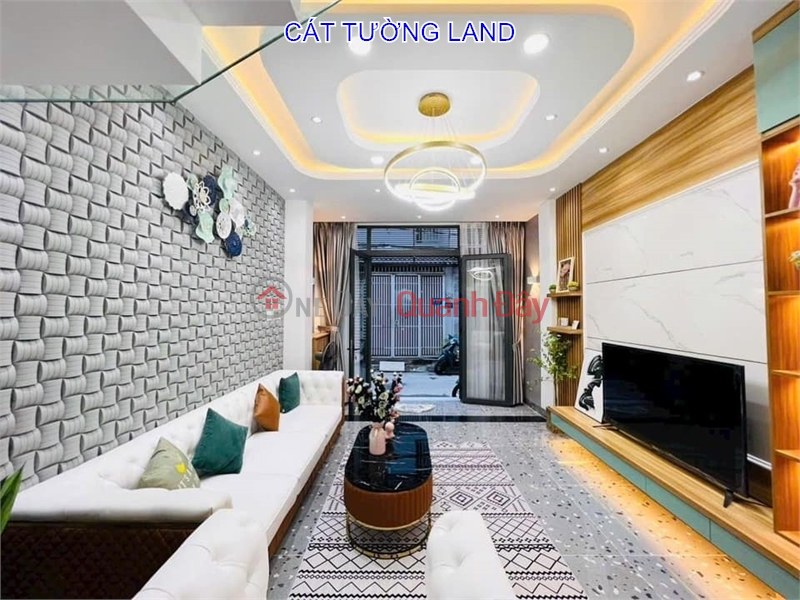 4-storey house for sale -- 6m alley Phan Huy Ich, Ward 14, Go Vap -- Near Tham Luong Canal -- Only 7.6 billion | Vietnam, Sales, đ 7.6 Billion