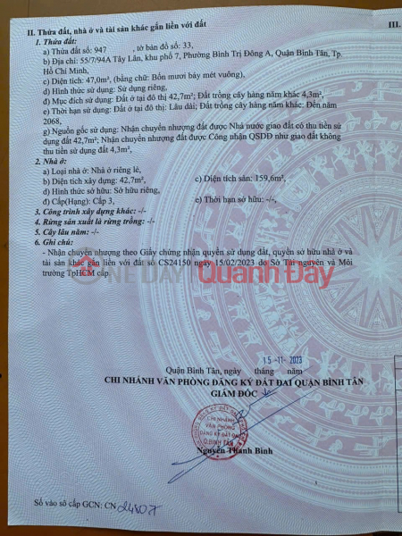 Property Search Vietnam | OneDay | Nhà ở, Niêm yết bán | NHÀ ĐẸP- GIÁ TỐT CẦN BÁN CĂN NHÀ tại Đường Tây Lân, P. Bình Trị Đông A, Q. Bình Tân, HCM