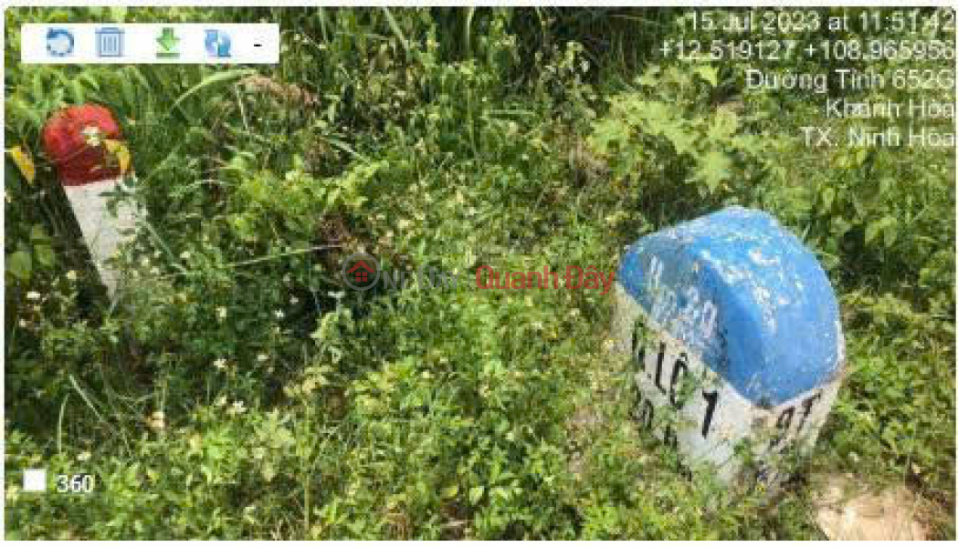 đ 4.32 Billion Genuine goods - Investment price! 2 plots of land opposite Provincial Road 5 near the highway