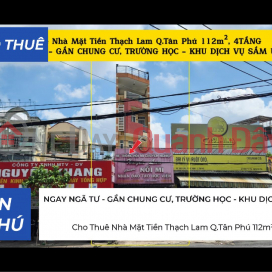 Cho Thuê Nhà Mặt Tiền Thạch Lam Q.Tân Phú 112m², 4TẦNG - NGAY NGÃ TƯ _0