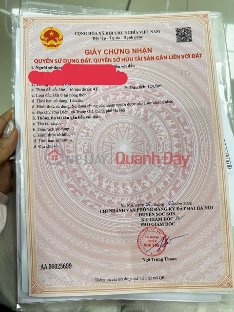 ĐẤT ĐẸP - GIÁ TỐT - Cần Bán Nhanh Lô Đất Vị Trí Đắc Địa Tại Trung Giã, Sóc Sơn, Hà Nội _0