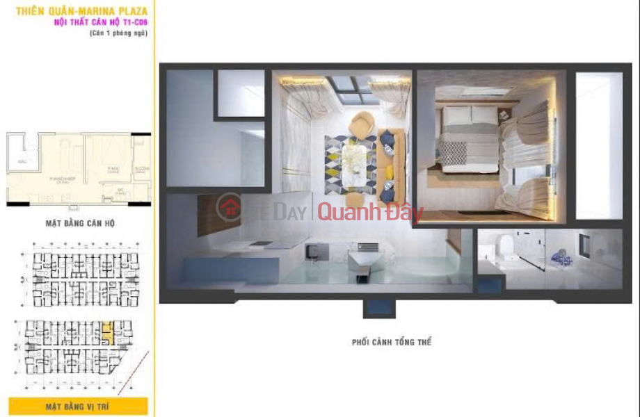 Property Search Vietnam | OneDay | Nhà ở | Niêm yết bán, THIÊN QUÂN MARINA PLAZA – Chung cư tháp đôi 23 tầng hiếm hoi được phê duyệt cao tầng tại Ninh Kiều