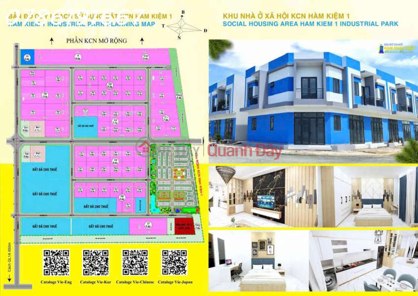 Cho thuê đất, kho sưởng khu công nghiệp Hàm Kiệm 1, Việt Nam, Cho thuê, đ 1,97 triệu/ tháng