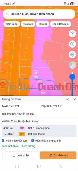 RESIDENTIAL LAND - Good Location - Owner Needs to Sell in Dien Xuan Commune, Dien Khanh, Khanh Hoa Sales Listings