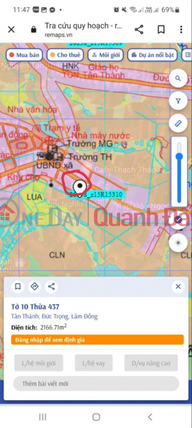 Chính Chủ Cần Bán Nhanh Nhà và Đất Vị Trí Đắc Địa Tại huyện Đức Trọng, tỉnh Lâm Đồng Việt Nam | Bán đ 4,95 tỷ