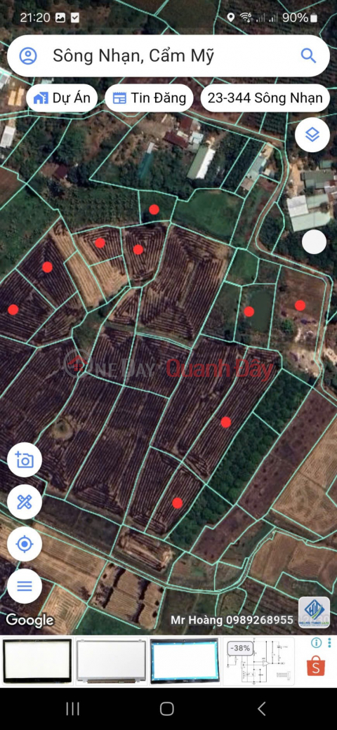 OWNER'S LAND - BEAUTIFUL LOCATION - Need to Sell Adjacent Land Lot in Hamlet 6, Song Nhan, Cam My, Dong Nai Quickly _0