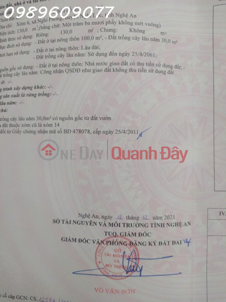 Property Search Vietnam | OneDay | Residential Sales Listings, Land for sale in Nghi Phong, Vinh City, Nghe An, area 130m2, investment price only 15 million\\/1m2, negotiable