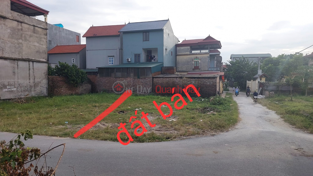 Land for sale in Tri Qua, Thuan Thanh, Bac Ninh, open corner lot, 200m away from car, side: 9m, 6 billion Sales Listings