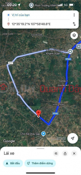ĐẤT ĐẸP - GIÁ TỐT - Bán GẤP Lô Đất Tiềm Năng Tại Xã Hòa Khánh TP Buôn Ma Thuột Đak Lak, Việt Nam | Bán, đ 13,5 tỷ