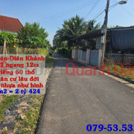 Đất đẹp Suối Tiên Diên Khánh, Khánh Hòa – Diện tích 505m² có 60m² thổ cư, đường nhựa 6m, gần khu đô thị VCN & _0