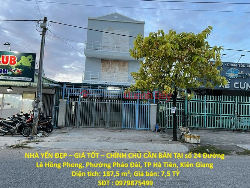 BEAUTIFUL BIRD'S NEST HOUSE - GOOD PRICE - OWNER FOR SALE AT 24 Le Hong Phong Street, Phao Dai Ward, Ha Tien City Sales Listings
