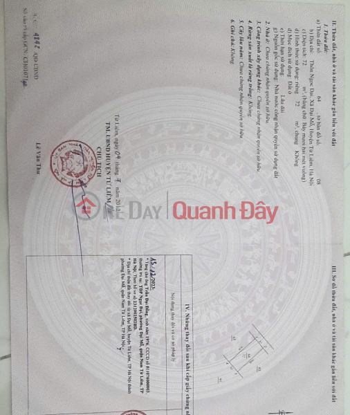 Property Search Vietnam | OneDay | Residential | Sales Listings Owner needs to sell a 72m2 frontage house in Dai Mo - Nam Tu Liem, Hanoi