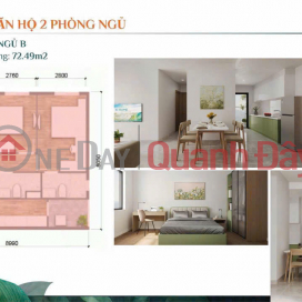 Ideal Residence - 2 Bedroom Apartment 70m², Full Amenities - Good Price 1.478 Billion _0