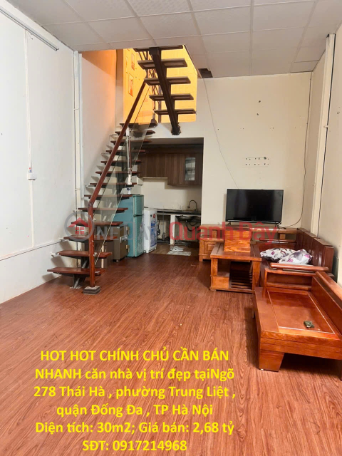 HOT HOT OWNER NEEDS TO SELL QUICKLY a house in a beautiful location in Dong Da district, Hanoi _0