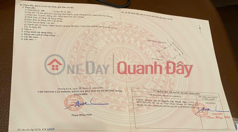 SIÊU PHẨM đất Hoà Nghĩa – Dương Kinh – Giá chỉ 6xx triệu _0