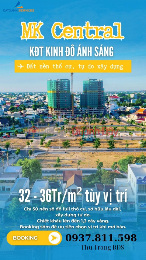 MK LIGHT SUPER CITY - 100% RESIDENTIAL LAND - NO CONSTRUCTION FORCE - PRICE FROM ONLY 2TY220 _0