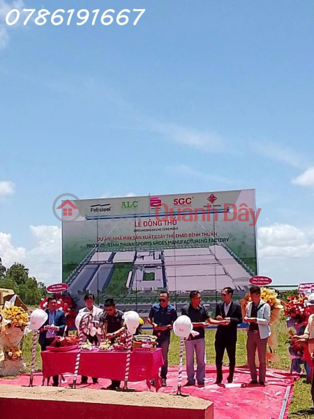 đ 1,97 triệu/ tháng, Cho thuê đất, kho sưởng khu công nghiệp Hàm Kiệm 1