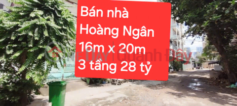 Bán nhà xe container 320m2 Hoàng Ngân phường 16 quận 8 giá chỉ 26,5 tỷ _0