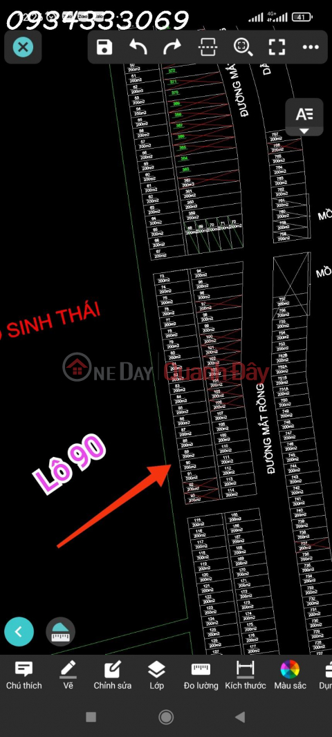 Selling land lot 90, 200m2, lake view, 15m, resettlement to Mat Rong fishing port, Lap Le, Thuy Nguyen, foot of Ngo bridge _0