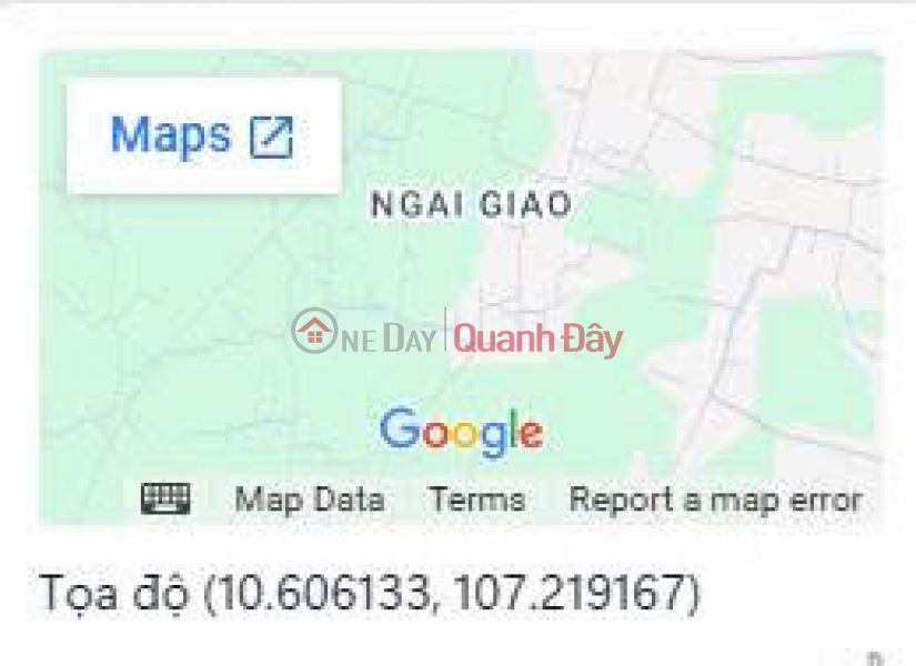 đ 680 Million, OWNER SELLING 2 ADJACENT PLOTS WITH FULL AMENITIES IN THE CENTER OF NGAI GIAO-CHAU DUC