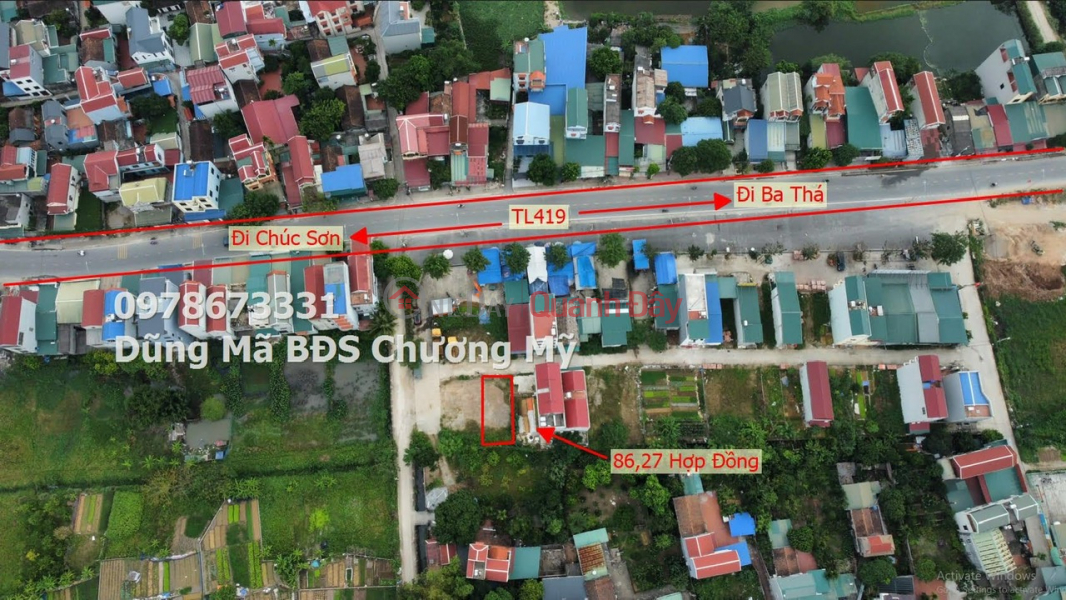 Property Search Vietnam | OneDay | Nhà ở | Niêm yết bán, GIÁ CHỈ 3 TỶ SỞ HỮU LÔ ĐẤT ĐẸP TẠI HỢP ĐỒNG-CHƯƠNG MỸ