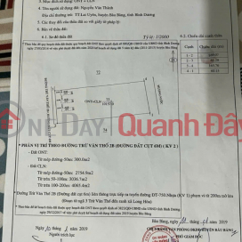 Land for sale, prime location in the center of Bau Bang, Tru Van Tho 23 street, 6m wide. _0