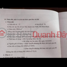 Đất Đẹp - Giá Tốt - Chính Chủ Cần Bán Lô Đất Vị Trí Đẹp Tại Lộc Ninh, Bình Phước _0