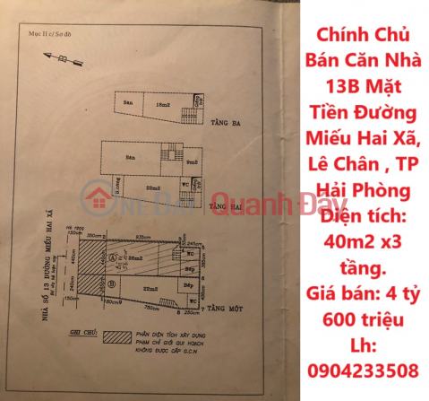 Owner Sells House 13B Frontage Street Mieu Hai Xa, Le Chan, Hai Phong City _0