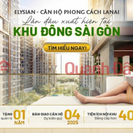 KHU CĂN HỘ CAO CẤP () ĐẦU TIÊN TẠI KHU ĐÔNG CÓ GÌ ĐẶC BIỆT _0