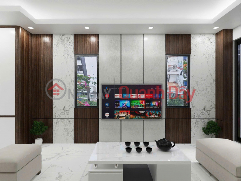 Beautiful house, fully furnished with high-end furniture, car parking at the gate. Tram Street - Long Bien. 40m2 x 6 floors x 11.45 billion VND. _0