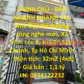 CHÍNH CHỦ - BÁN NHANH NHANH Căn Nhà Đẹp tại Huyện Bình Chánh, Tp Hồ Chí Minh _0