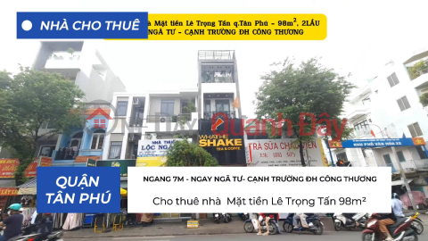 House for rent on Le Trong Tan Street, 98m², 2 FLOORS - 7M WIDE - RIGHT AT THE CROSSROAD _0