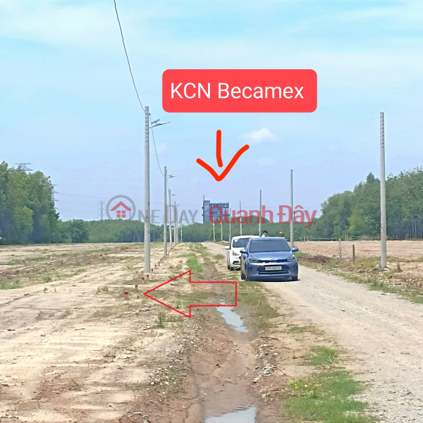 đ 250 Million Cheap Becamex Chon Thanh Industrial Park Belt. Residential Land, Ready Book, Only 250 million