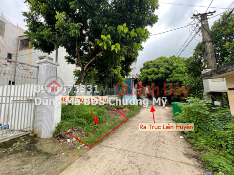 PRICE ONLY 2TY1 TO OWN A LOT OF LAND IN PHUNG CHAU-CHUONG MY ACROSS HA DONG DISTRICT _0