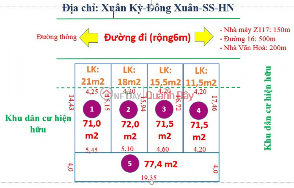 GIÁ CHỈ TỶ NHẸ DT 90 M ĐƯƠNG TO THÔNG RỘNG 7 M ĐẤT SÁT VỊ TRÍ NHA MÁY Z117 VIU HỒ CÂU CẤ SÁT ĐÂT | Việt Nam Bán, đ 1,12 tỷ