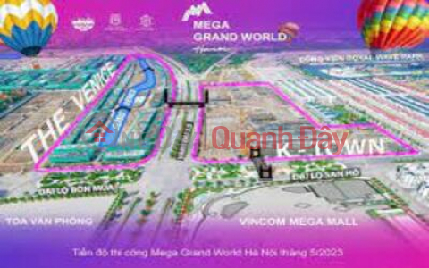 Mở bán dự án Mega Grand World Hà Nội - Chợ Tây bên sông, phố Đông bên biển, sinh lợi 24/7 _0