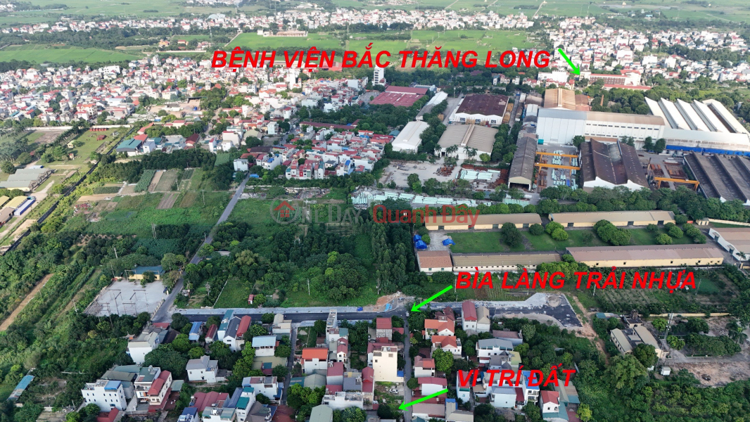 Land for sale in Lam Tien, Dong Anh town, 56m2 corner lot, cars can avoid and pass through. Contact: 0936123469, Vietnam, Sales | đ 3.4 Billion