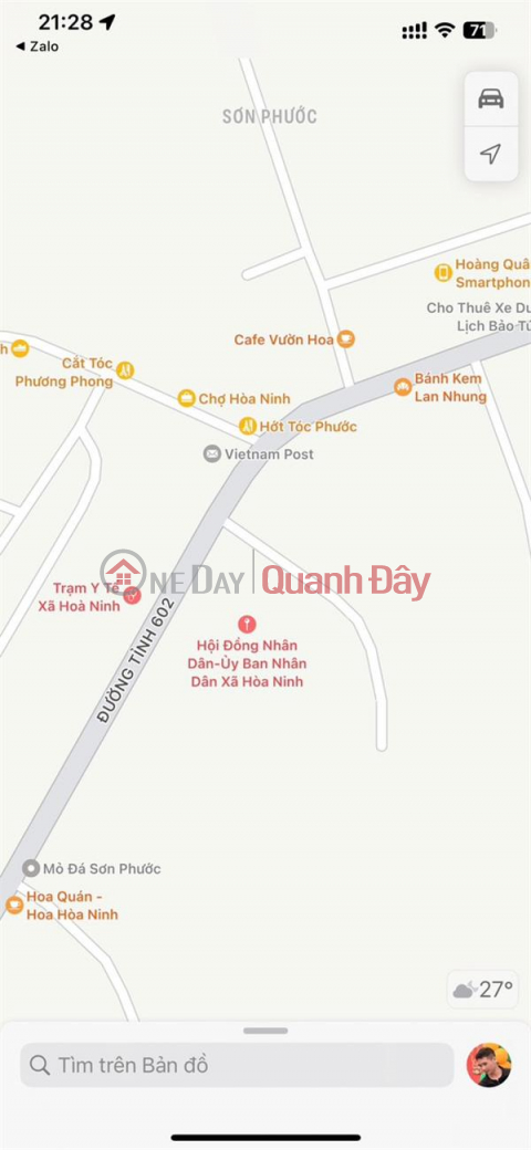 ĐẤT ĐẸP - GIÁ TỐT - Cần Bán Nhanh Lô Đất Chính Chủ cạnh UBND Xã Hòa Ninh, Hòa Vang, TP Đà Nẵng. _0