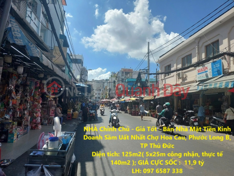 Owner House - Good Price - Selling the Most Busiest Business Street Front House in Hoa Cau Market, Phuoc Long B, Thu Duc City _0