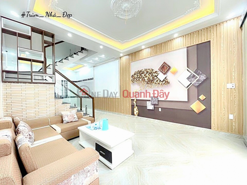 Property Search Vietnam | OneDay | Residential Sales Listings | Newly built house for sale, area 47m2, 4 floors PRICE 2.6 billion, Thu Trung - Van Cao street, shallow lane