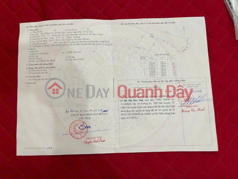 HOT DEAL - PRIME LAND AT A GREAT PRICE! Land for sale, ideal for a relaxing getaway, nestled amidst picturesque scenery in Phu Man, Hanoi. _0