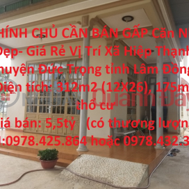 GENERAL FOR SALE Urgently Nice House - Cheap Location Hiep Thanh Commune, Duc Trong District, Lam Dong Province _0