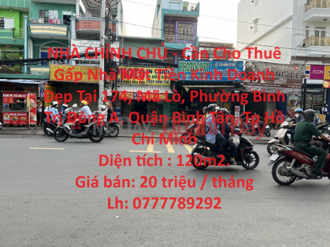 OWNER'S HOUSE - Need to Rent Beautiful Business Front House Urgently in Binh Tan District _0