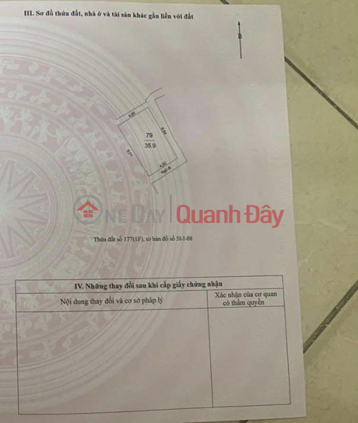 Property Search Vietnam | OneDay | Residential | Sales Listings Selling grade 4 house in Hoa Binh lane, Hai Ba Trung district, dt: 36m mt: 4m south-facing house, through lane