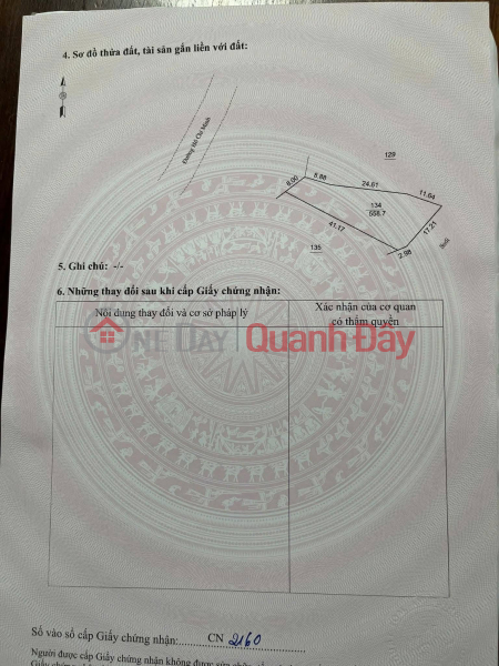 Property Search Vietnam | OneDay | Nhà ở Niêm yết bán, Chính chủ cần bán 755m2 đất full thổ cư Lương Sơn, Hòa Bình - giá 4 tỷ, quỹ đất rộng hiếm có