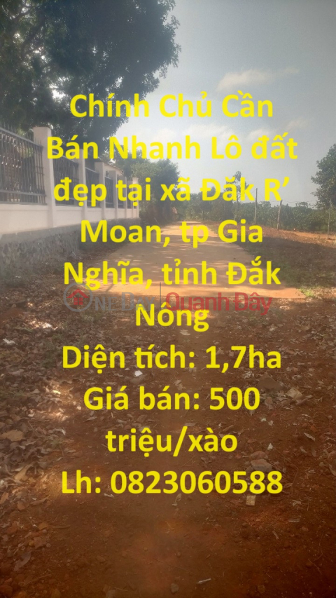 Chính Chủ Cần Bán Nhanh Lô đất đẹp tại tp Gia Nghĩa, tỉnh Đắk Nông _0